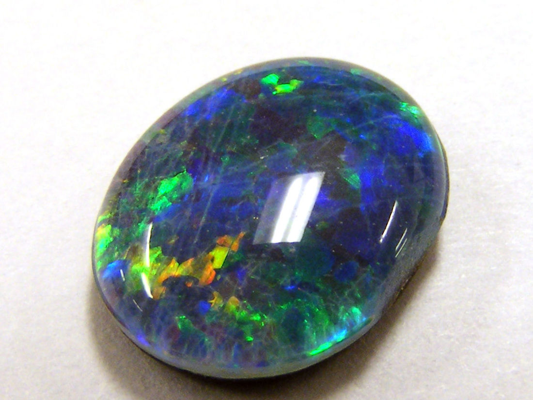 Polished Blue opal