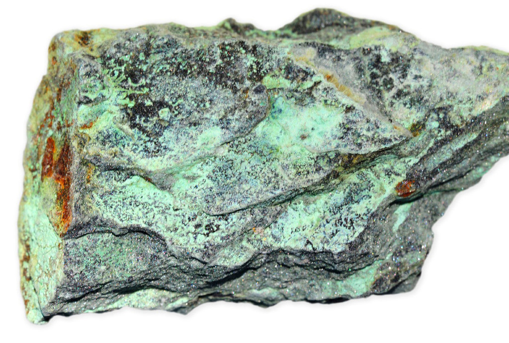 Chrysocolla stone
