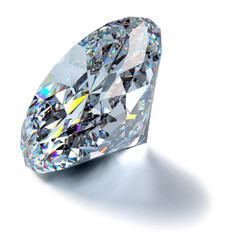 A close up of a diamond