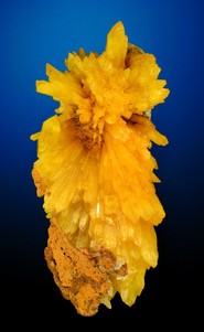 yellow Legrandite crystals