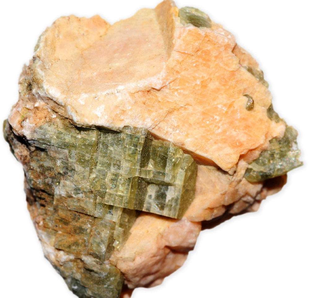 Green Orthoclase stone