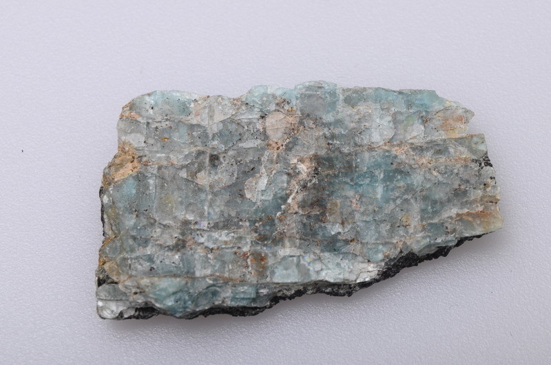 Green and blue amazonite mineral