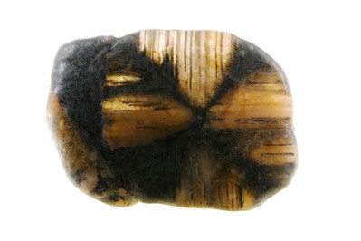 Chiastolite, howdenit, semi-precious stone