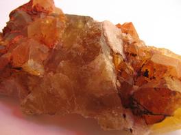 red Fluorite Crystal